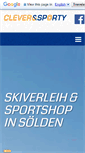 Mobile Screenshot of cleverandsporty.com